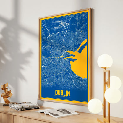 Dublin Blockbuster Map Poster