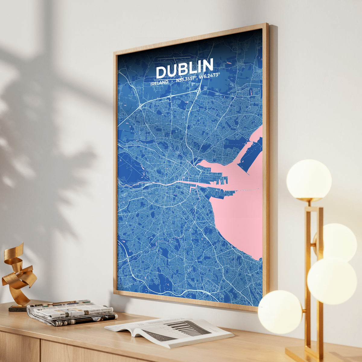 Dublin Candy Map Poster