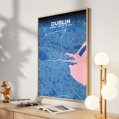 Dublin Candy Map Poster
