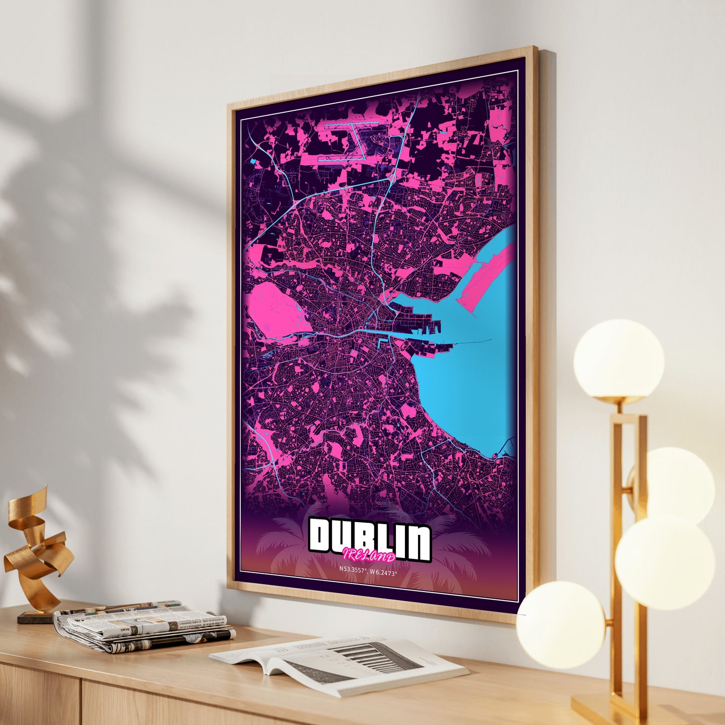 Dublin GTA Map Poster