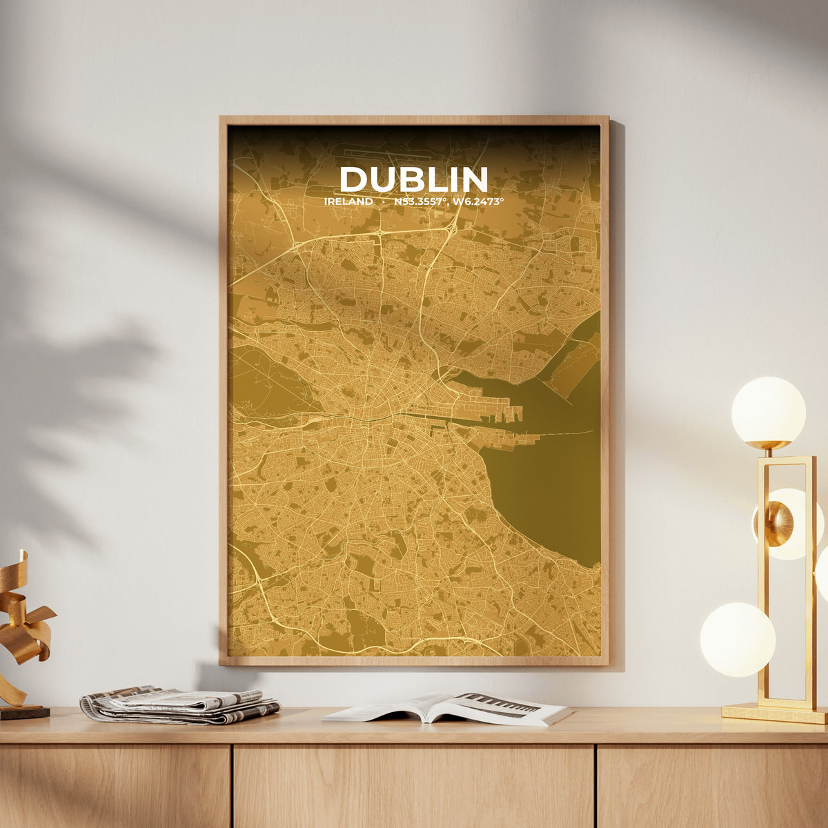 Dublin Forge Map Poster