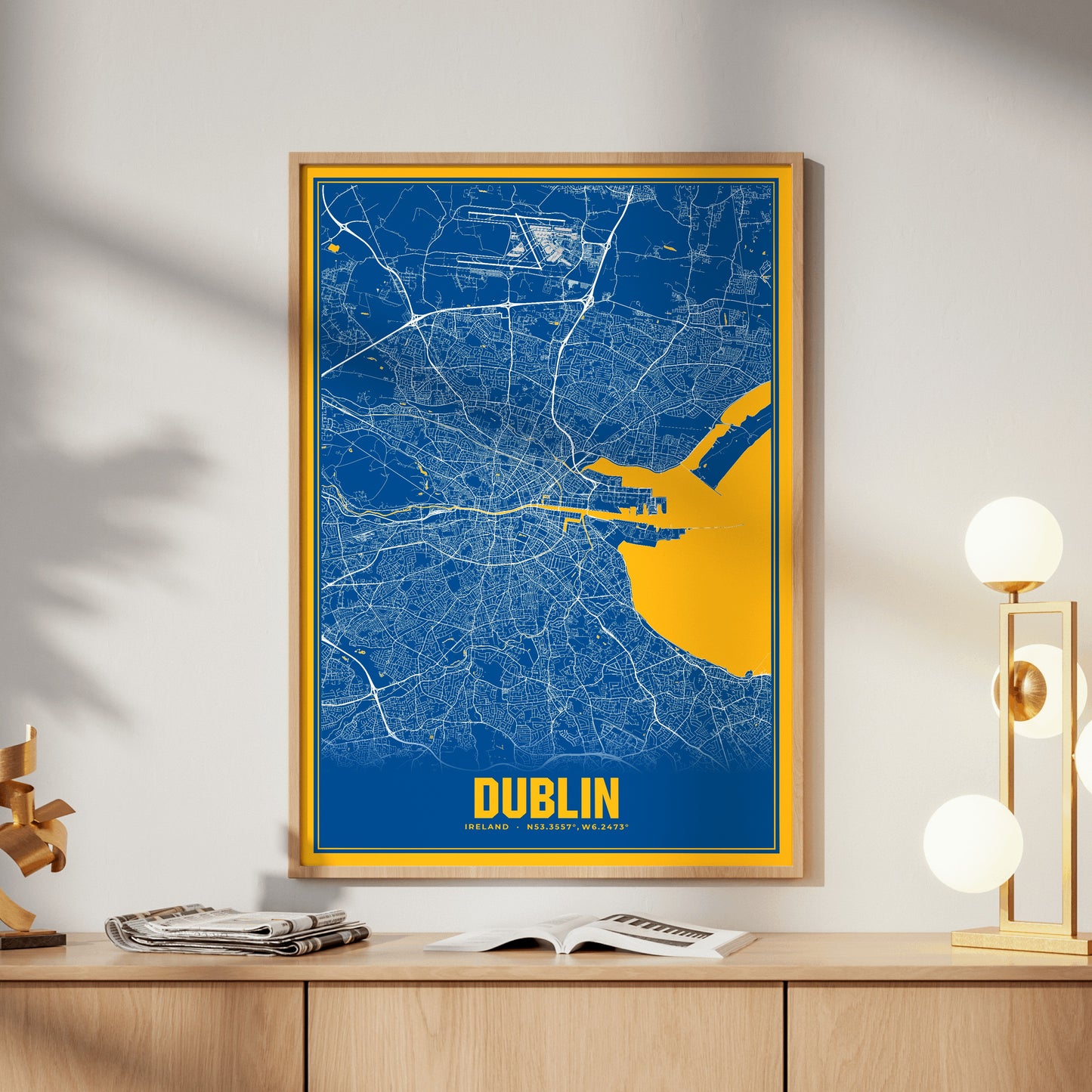 Dublin Blockbuster Map Poster