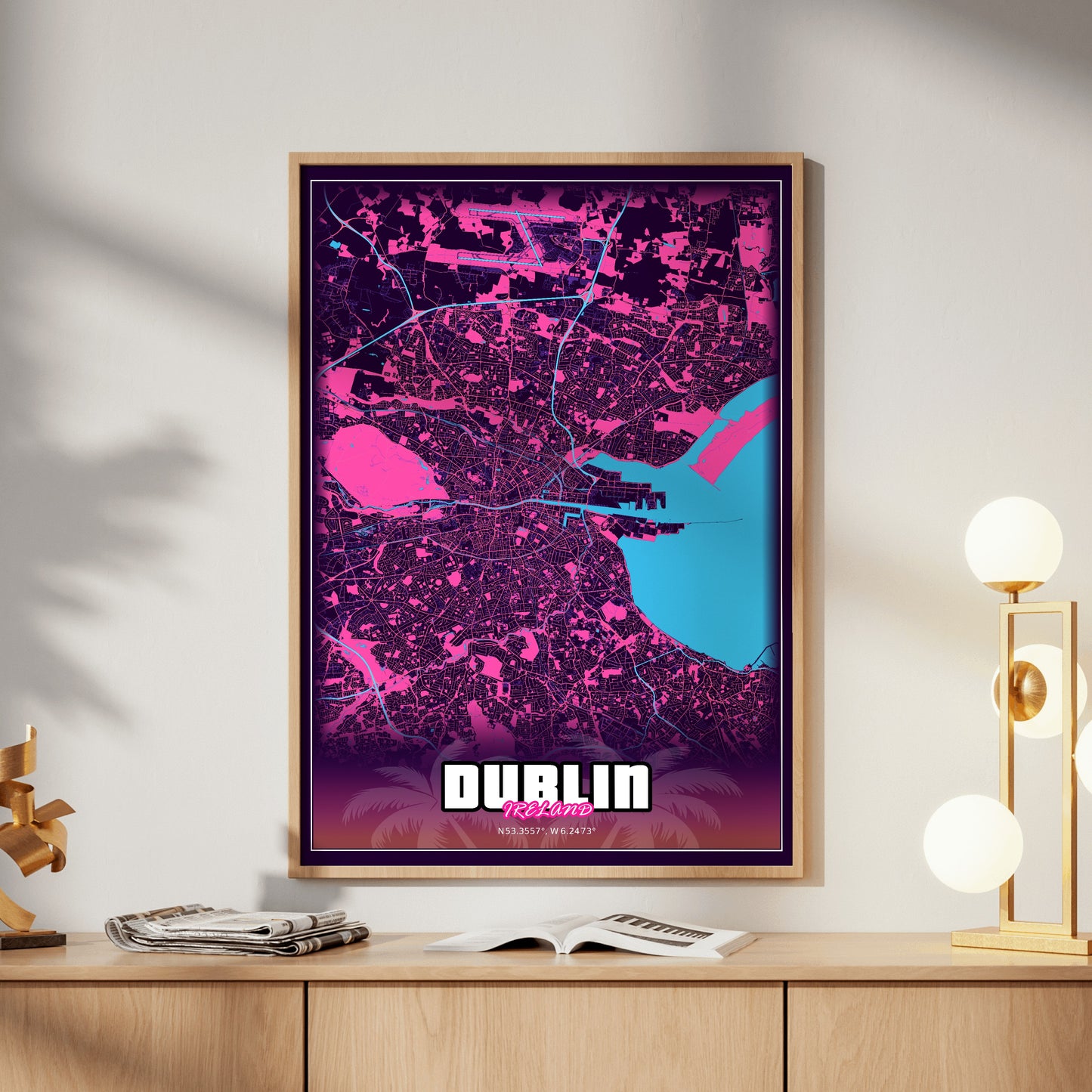 Dublin GTA Map Poster
