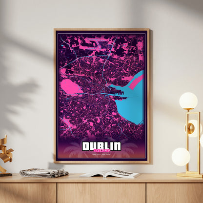 Dublin GTA Map Poster