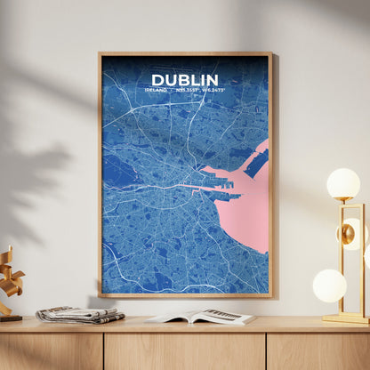 Dublin Candy Map Poster