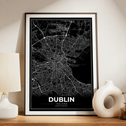 Dublin Modern Map Poster