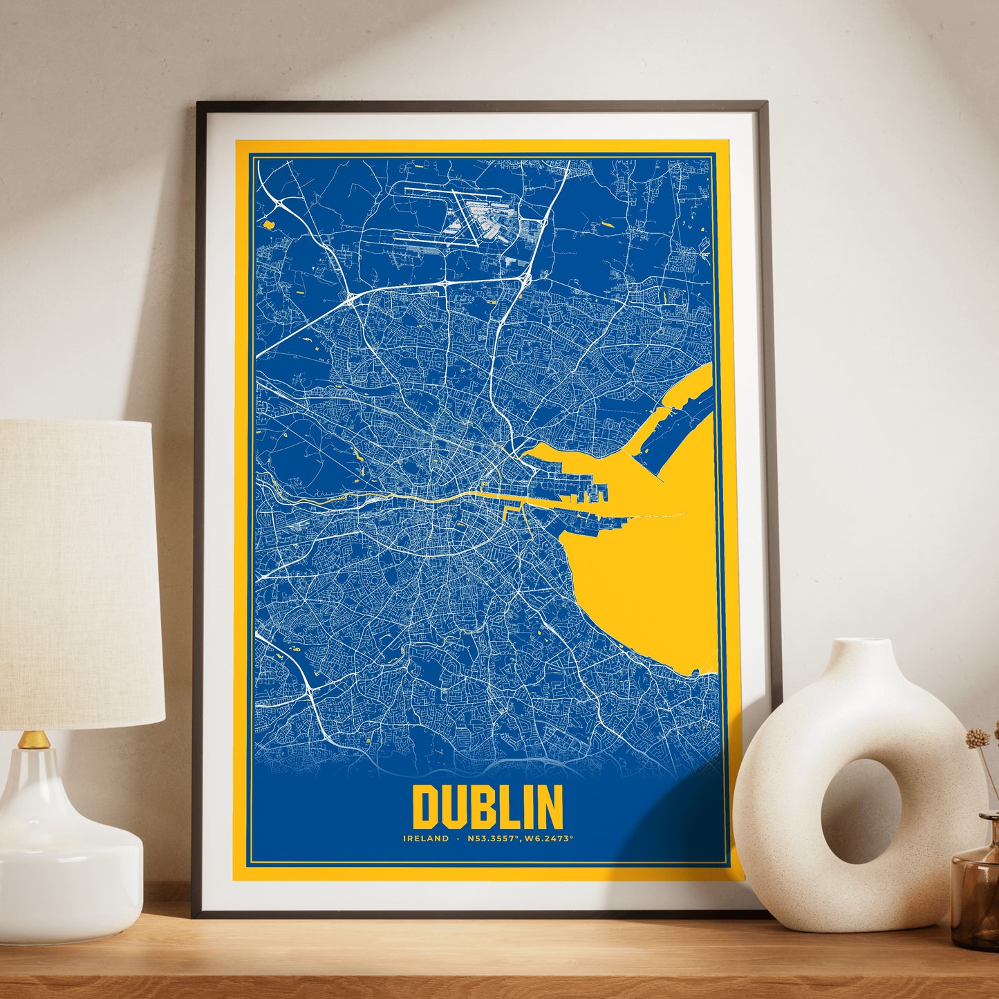 Dublin Blockbuster Map Poster