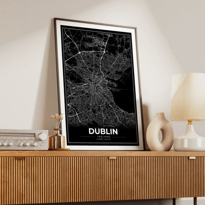 Dublin Modern Map Poster