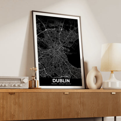 Dublin Elegant Map Poster