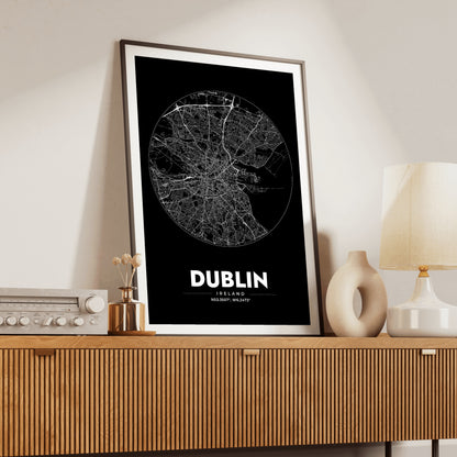 Dublin Spot Map Poster