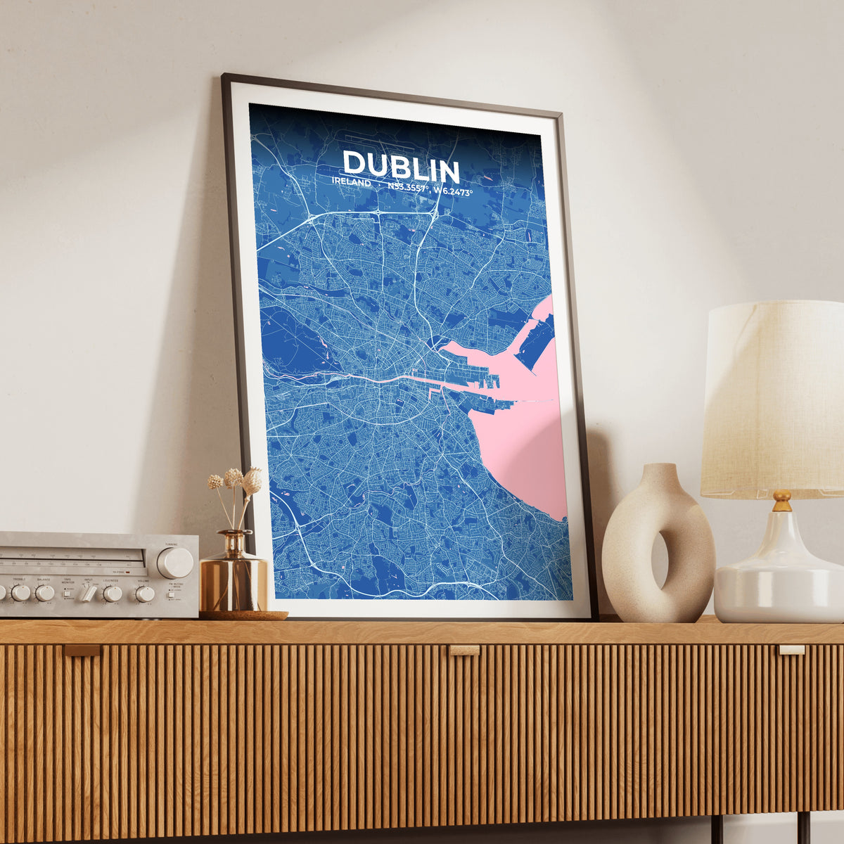 Dublin Candy Map Poster
