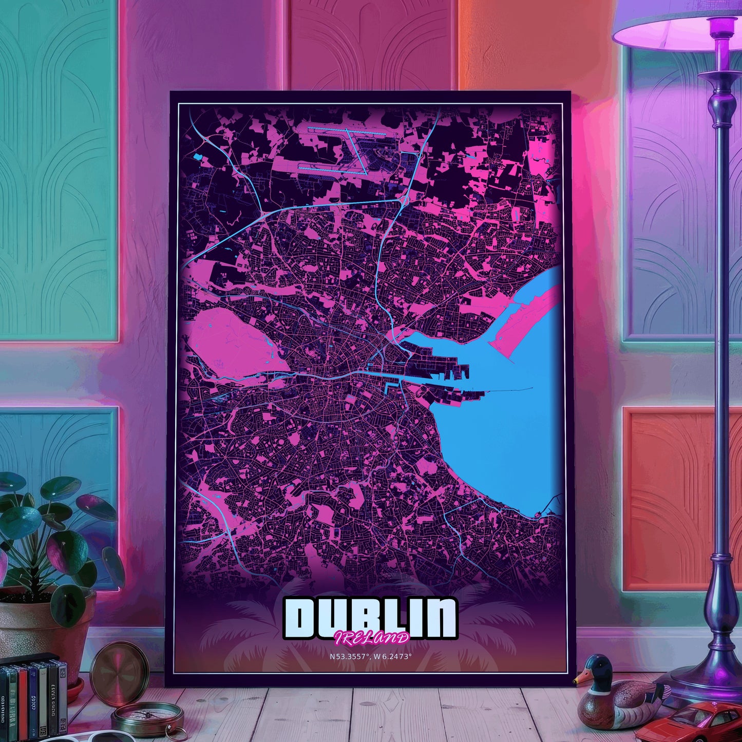 Dublin GTA Map Poster