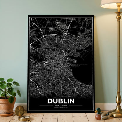 Dublin Modern Map Poster