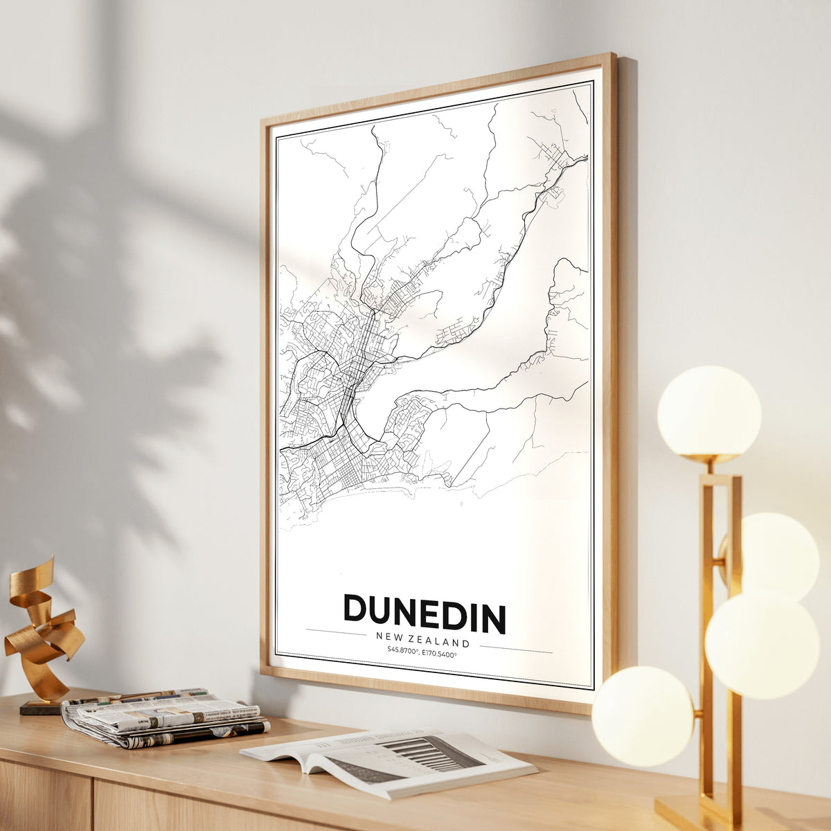 Dunedin Modern Map Poster