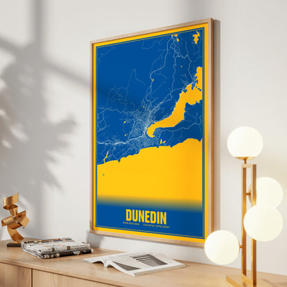 Dunedin Blockbuster Map Poster