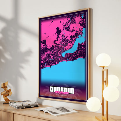 Dunedin GTA Map Poster