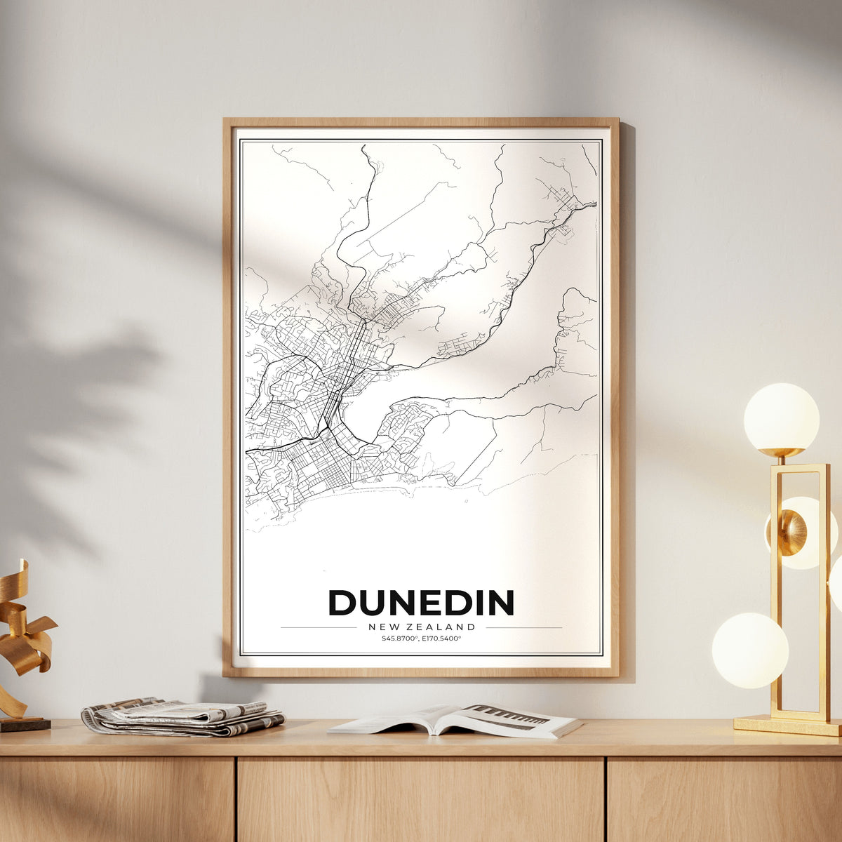 Dunedin Modern Map Poster