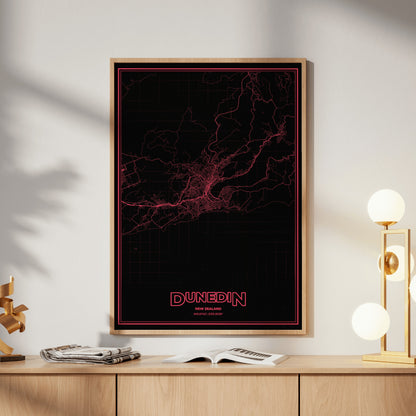 Dunedin Phosphor Map Poster - System Alert