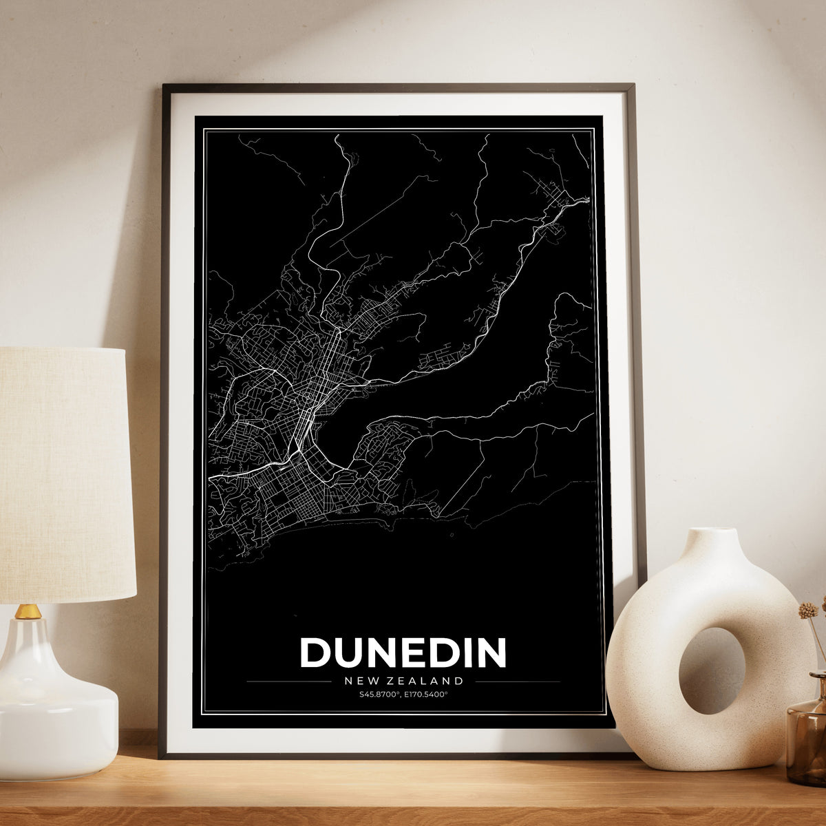 Dunedin Modern Map Poster