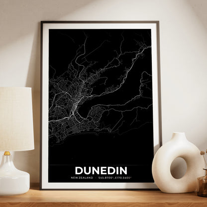 Dunedin Elegant Map Poster