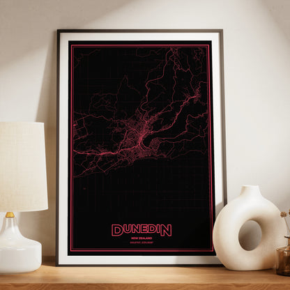 Dunedin Phosphor Map Poster - System Alert