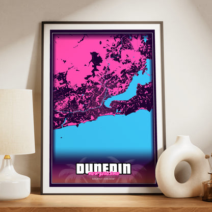 Dunedin GTA Map Poster