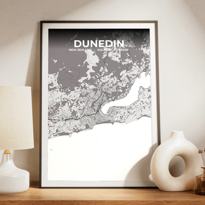 Dunedin Ash Map Poster