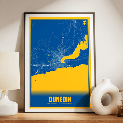 Dunedin Blockbuster Map Poster