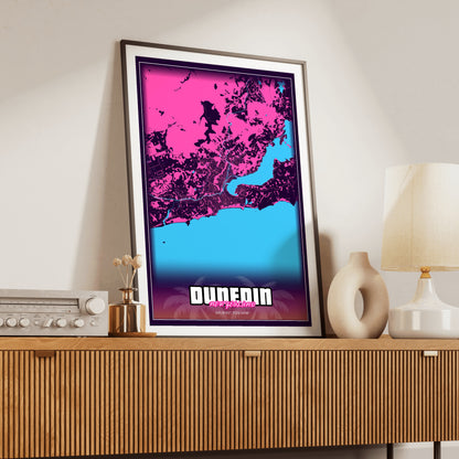 Dunedin GTA Map Poster