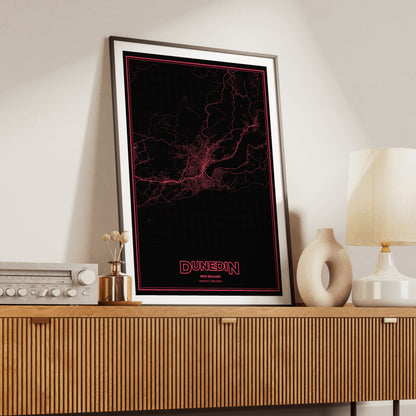 Dunedin Phosphor Map Poster - System Alert