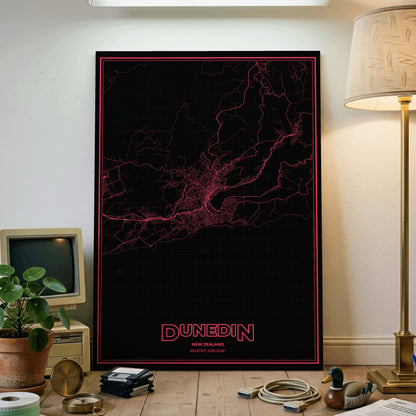 Dunedin Phosphor Map Poster - System Alert