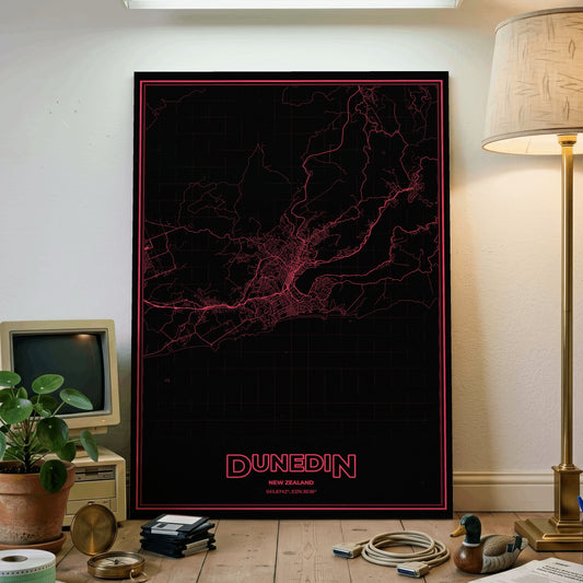 Dunedin Phosphor Map Poster - System Alert