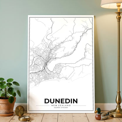 Dunedin Modern Map Poster