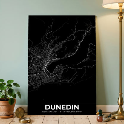 Dunedin Elegant Map Poster