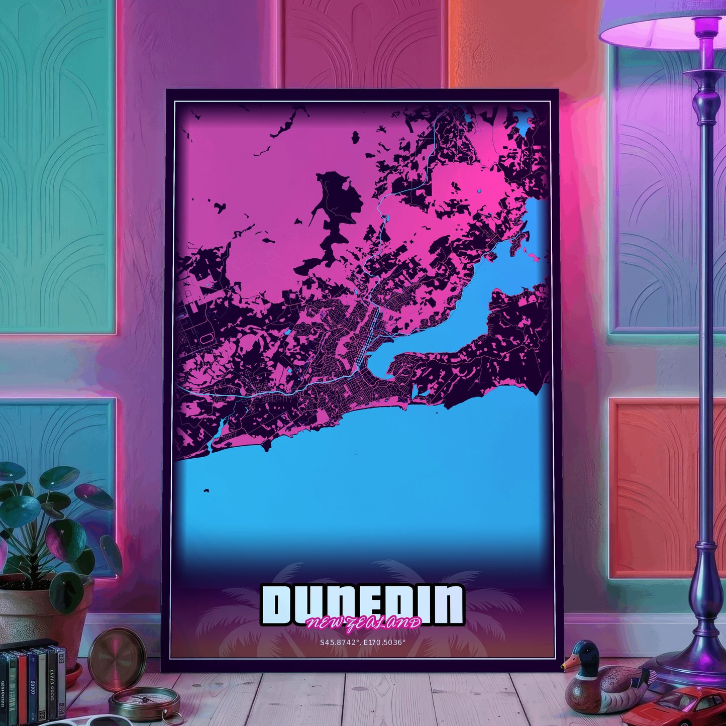 Dunedin GTA Map Poster