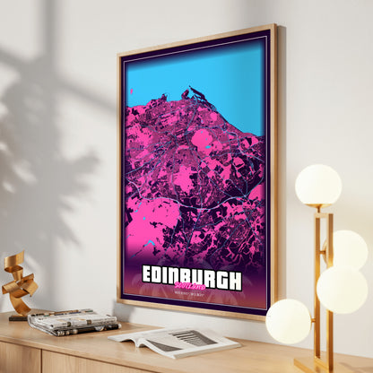 Edinburgh GTA Map Poster