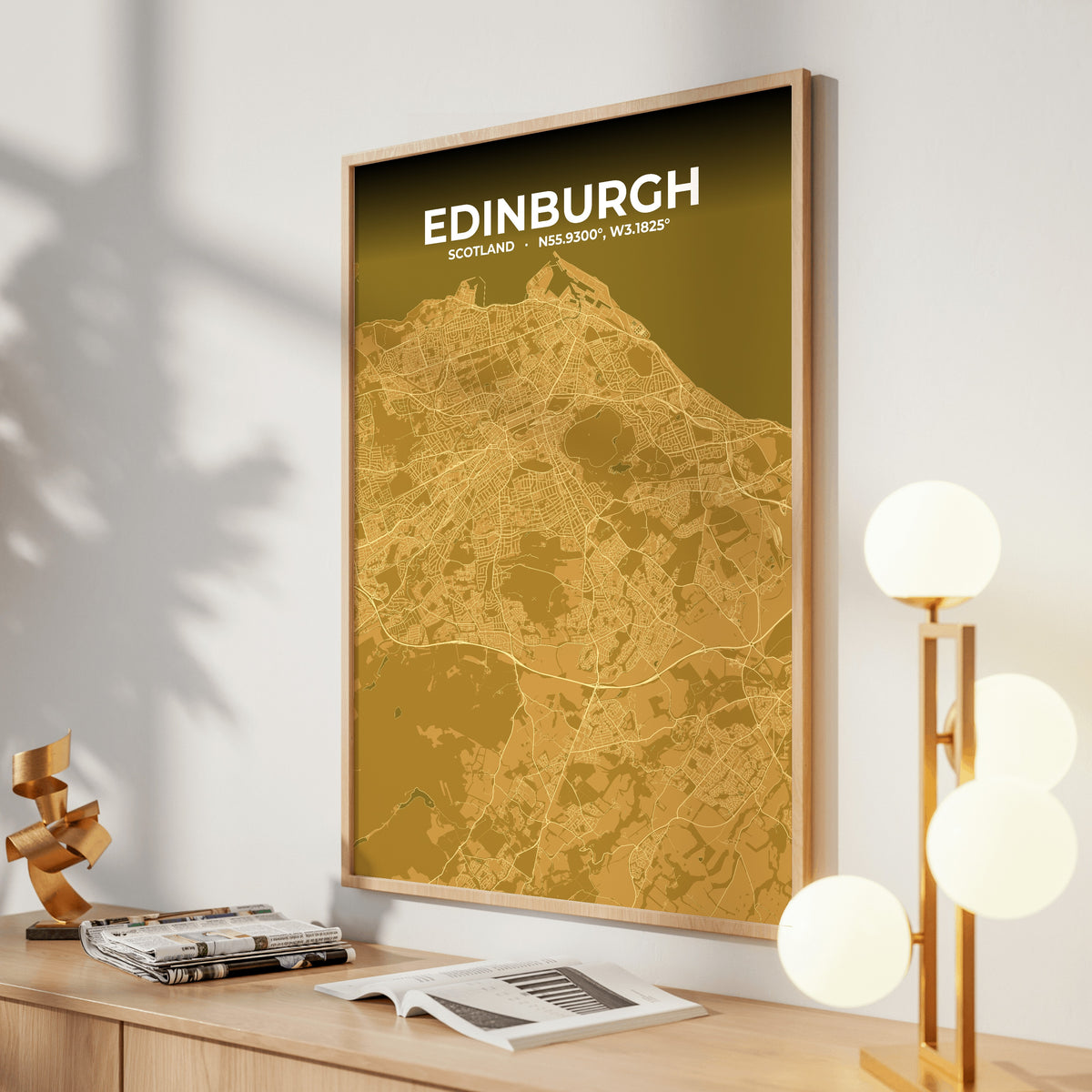 Edinburgh Forge Map Poster