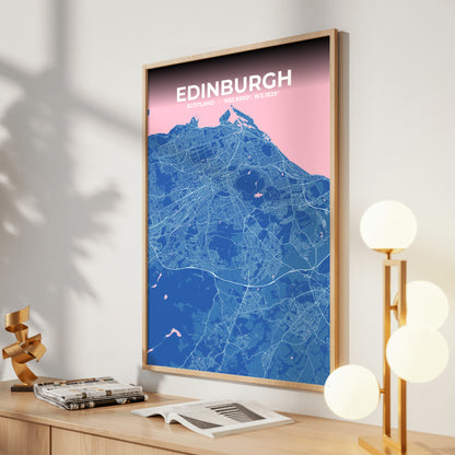 Edinburgh Candy Map Poster