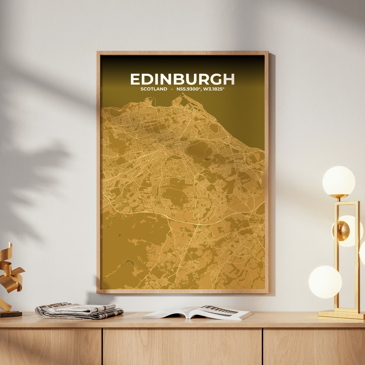 Edinburgh Forge Map Poster