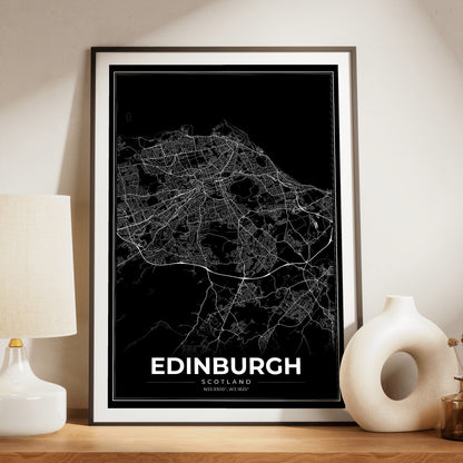 Edinburgh Modern Map Poster