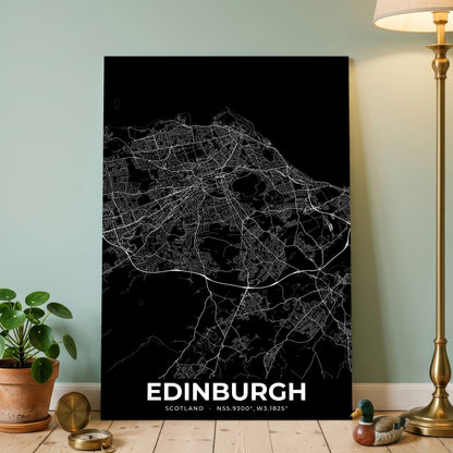 Edinburgh Elegant Map Poster