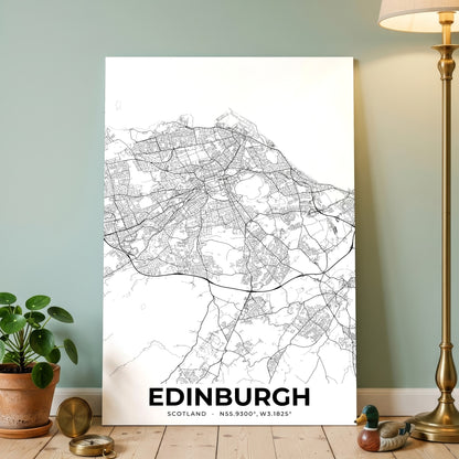 Edinburgh Elegant Map Poster