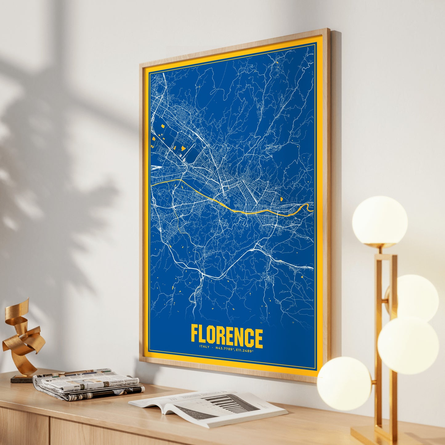 Florence Blockbuster Map Poster