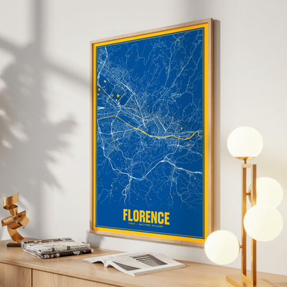 Florence Blockbuster Map Poster
