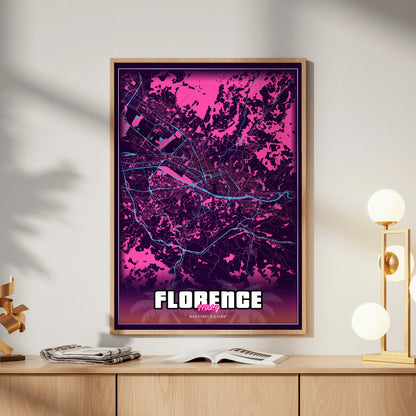 Florence GTA Map Poster