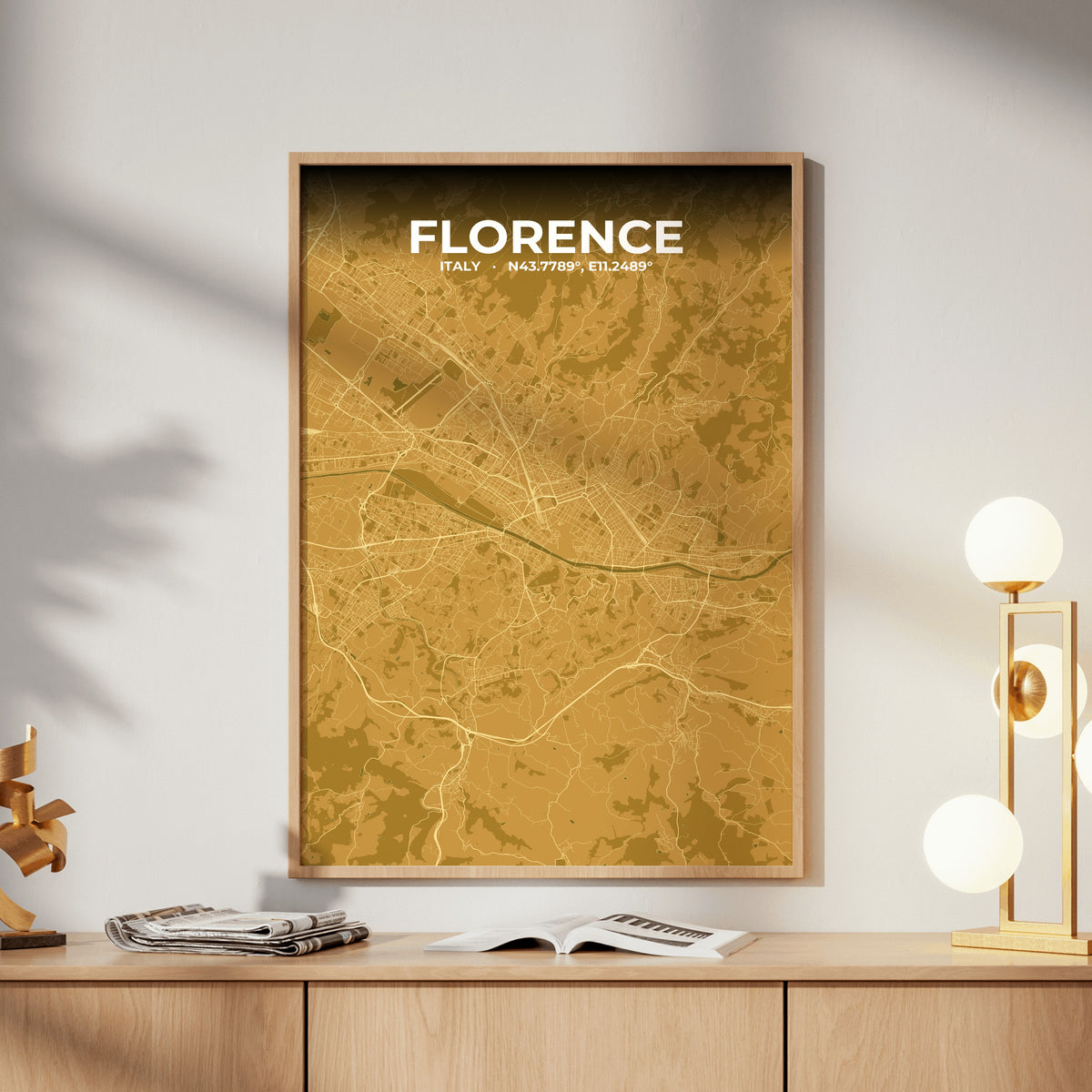 Florence Forge Map Poster
