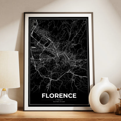 Florence Modern Map Poster