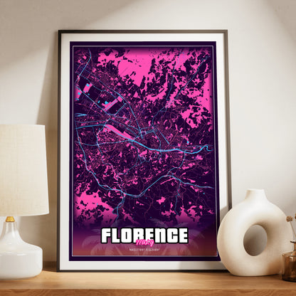 Florence GTA Map Poster