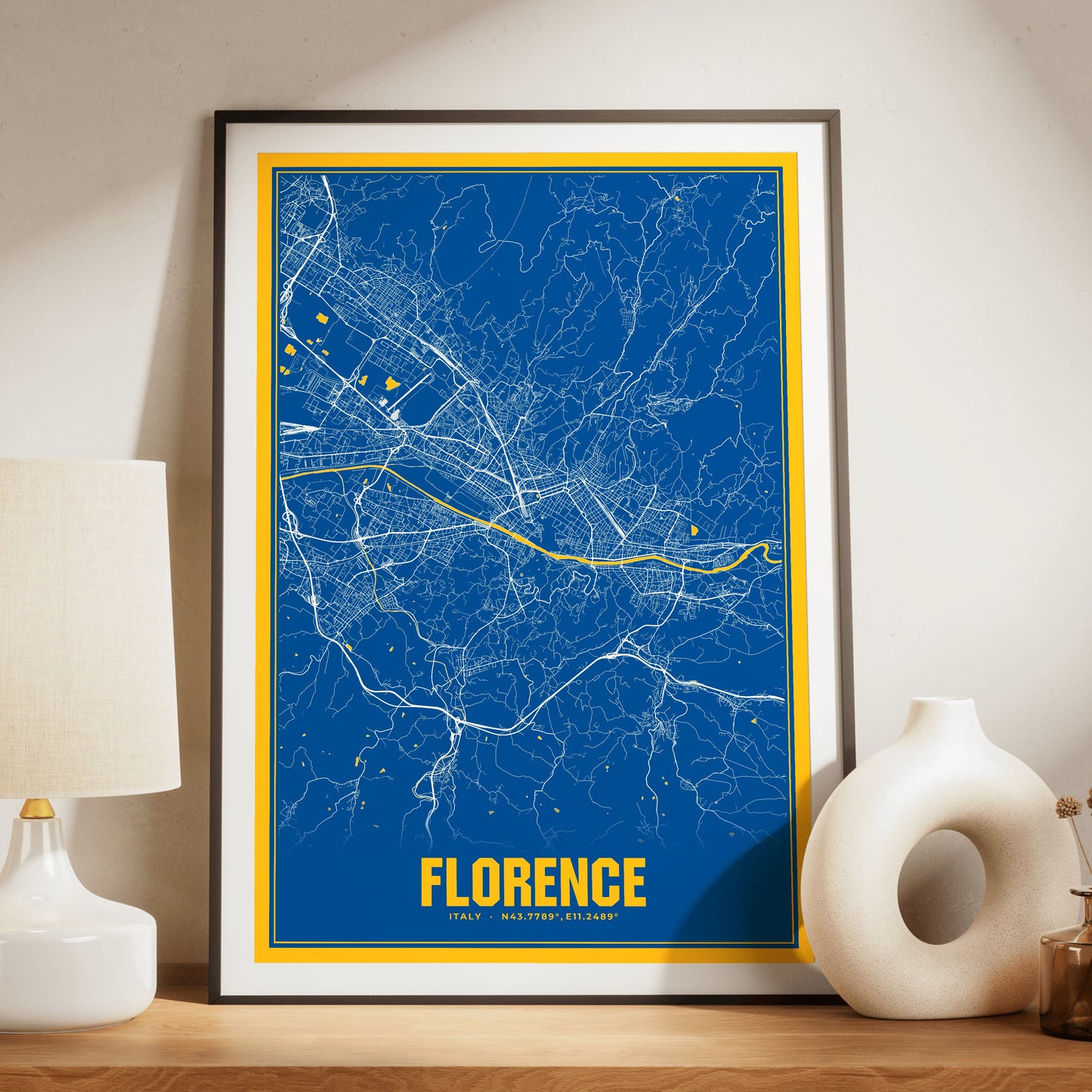 Florence Blockbuster Map Poster