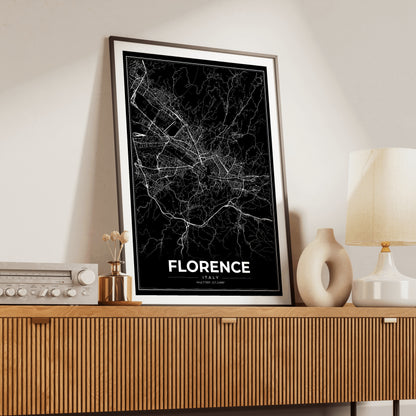 Florence Modern Map Poster